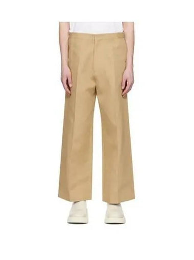 Recto Beige Loose Fit Slacks 231775M19100001 - RECTO - BALAAN 1