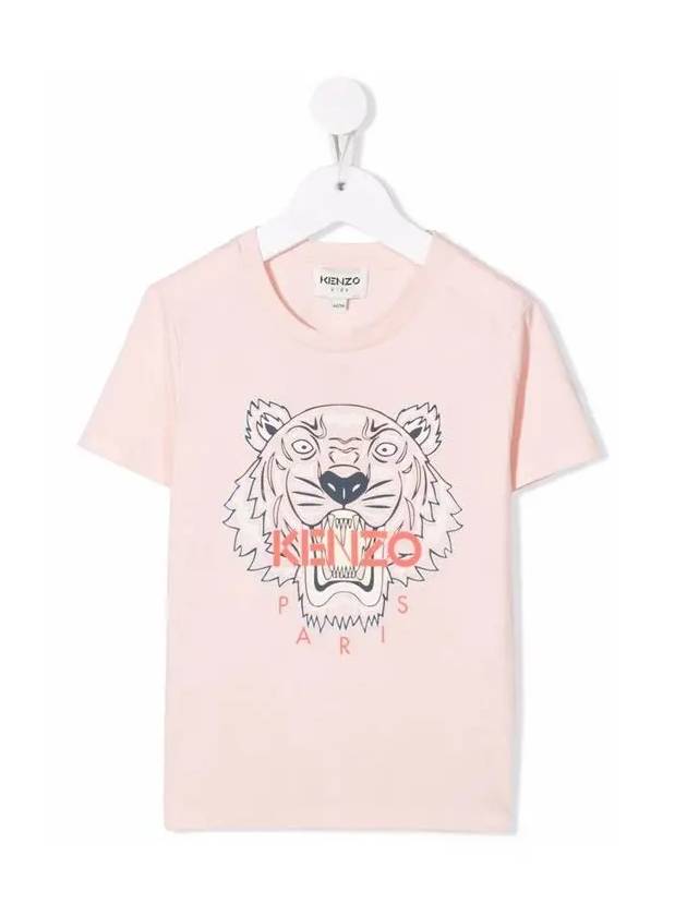 Kids Junior T Shirt K15486 471 Pink - KENZO - BALAAN 3