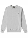 Item Logo Cotton Sweatshirt Grey - A.P.C. - BALAAN 2