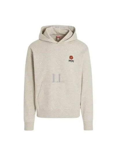 Boke Flower Crest Cotton Classic Hoodie Grey - KENZO - BALAAN 2