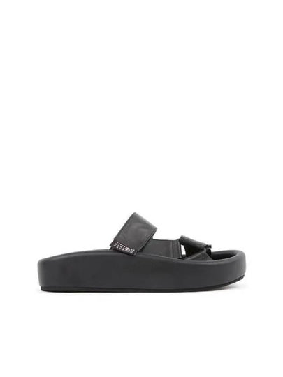 Webbing Slip-On Platform Sandals Black - MAISON MARGIELA - BALAAN 2