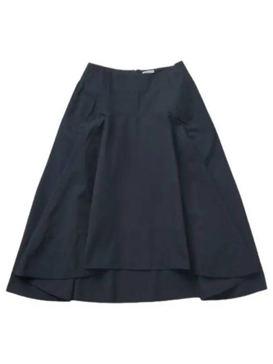 Compact Cotton Flare Skirt Avis Women s - BOTTEGA VENETA - BALAAN 1