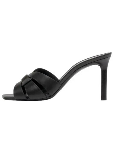 Tribute heel mules black - SAINT LAURENT - BALAAN 1