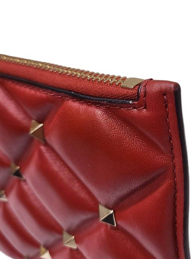 Women s RW2P0Q70NAP Candy Stud Red Clutch Bag - VALENTINO - BALAAN 8