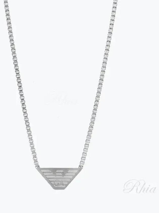 EGS2984040 Essential Pendant Stainless Steel Necklace - EMPORIO ARMANI - BALAAN 2