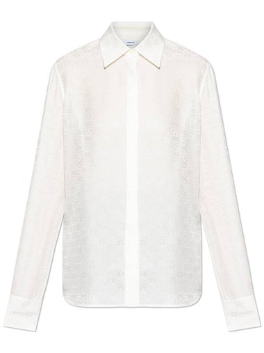 FERRAGAMO Shirt With Logo, Women's, White - SALVATORE FERRAGAMO - BALAAN 1