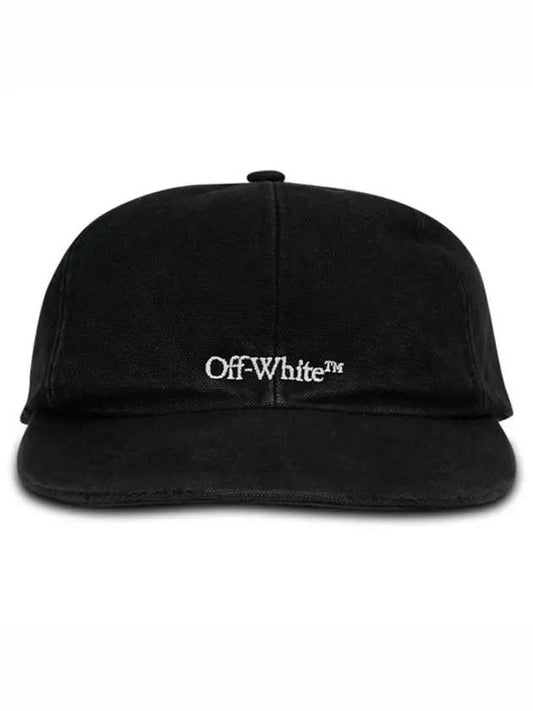 logo embroidery ball cap black - OFF WHITE - BALAAN 1