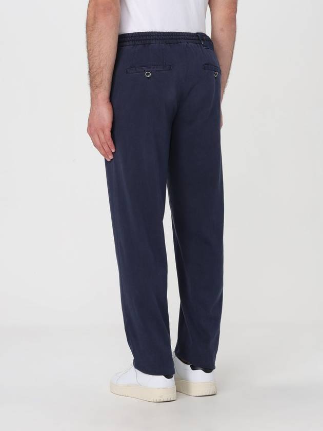 SS24 pants in lyocell blend UPLACK0607D07 07NAVY - KITON - BALAAN 4