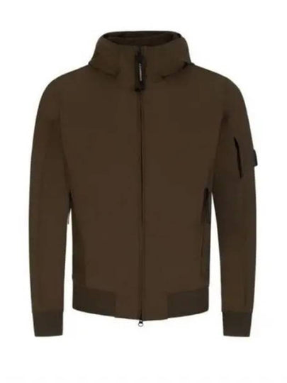 Shell Lens Hooded Jacket Khaki - CP COMPANY - BALAAN 2