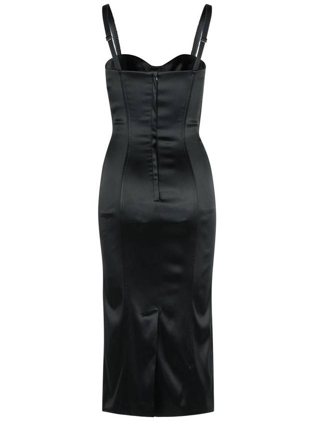 Dolce & Gabbana Dress In Black Acetate Blend - DOLCE&GABBANA - BALAAN 3