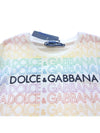 Women's Logo Short Sleeve TShirt White FBH32Z G78BF HZH49 - DOLCE&GABBANA - BALAAN 3