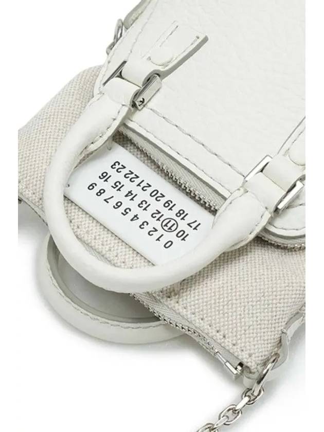 5AC Classique Micro Tote Bag White - MAISON MARGIELA - BALAAN 4