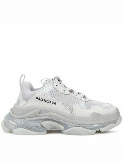 Triple S Clear Sole Low Top Sneakers Grey - BALENCIAGA - BALAAN 2