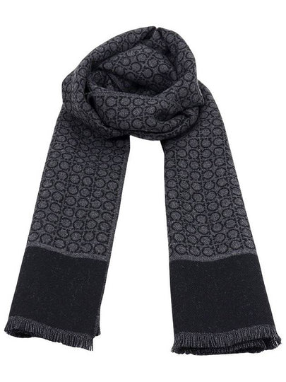 Gancini Muffler Black - SALVATORE FERRAGAMO - BALAAN 2