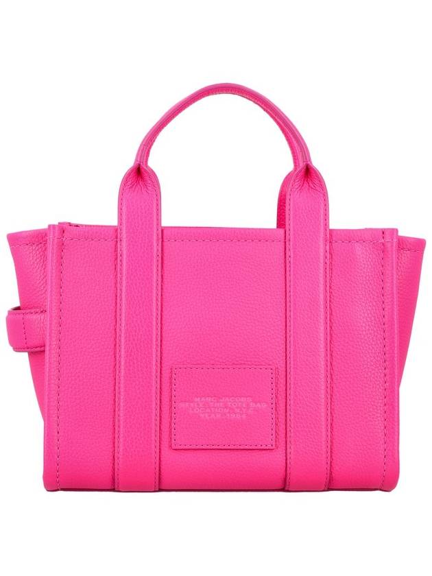 Small Leather Tote Bag Fuchsia - MARC JACOBS - BALAAN 5