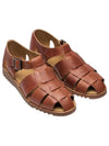 Pacific Buckle Gladiator Sandals Brown - PARABOOT - BALAAN 2