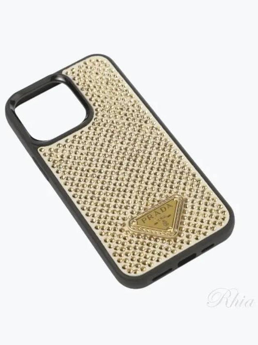 iPhone 13 Pro Phone Case Gold - PRADA - BALAAN 2