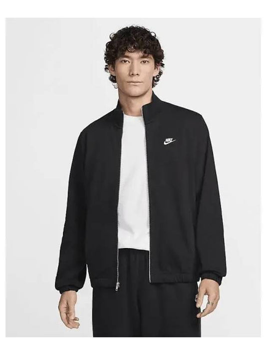 Club Men s Knit Jacket Black White FQ3427 010 699035 - NIKE - BALAAN 1