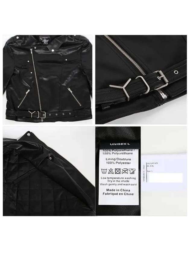 JACK95 S24 BLACK biker jacket - Y/PROJECT - BALAAN 5
