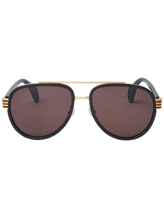 Men's Eyewear Sunglasses Aviator Brown - GUCCI - BALAAN.