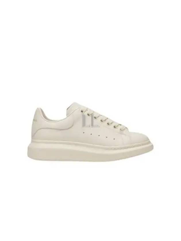 Men's Oversized Leather Low Top Sneakers White - ALEXANDER MCQUEEN - BALAAN 2