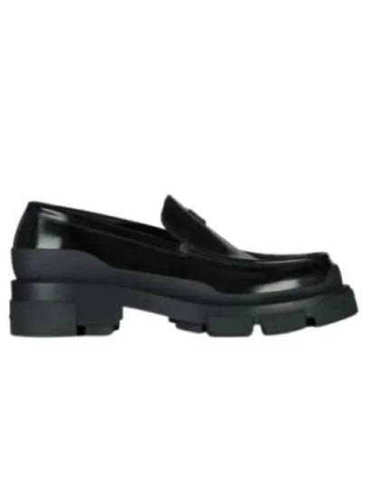 Terra Leather Loafers Black - GIVENCHY - BALAAN 2