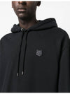 Bold Fox Head Patch Oversize Hoodie Black - MAISON KITSUNE - BALAAN 6