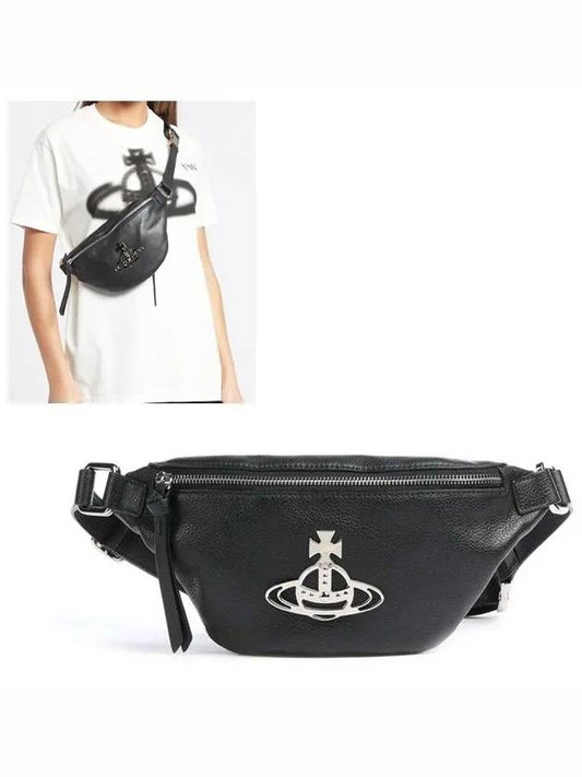 small belt bag black - VIVIENNE WESTWOOD - BALAAN.