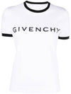 Archetype Slim Fit Cotton Short Sleeve T-Shirt White - GIVENCHY - BALAAN 2