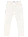 IKALOOK White Big Pocket Regular Fit Cargo Pants PT158 - IKALOOOK - BALAAN 1