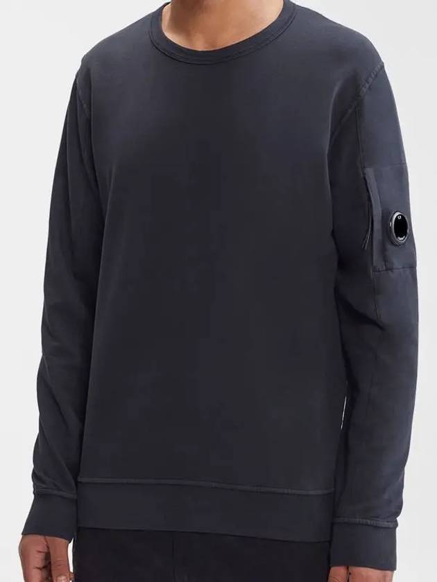 Light Fleece Sweatshirt Navy - CP COMPANY - BALAAN 3