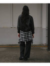 Overfit tartan check shirt Black - THE GREEN LAB - BALAAN 5