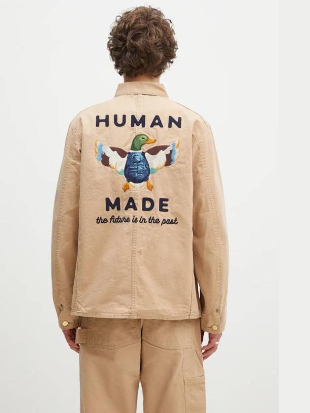 Washed Duck Coverall Jacket - HUMAN MADE - BALAAN 3