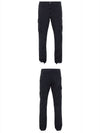 Wappen Patch Cargo Straight Pants Navy - STONE ISLAND - BALAAN 5