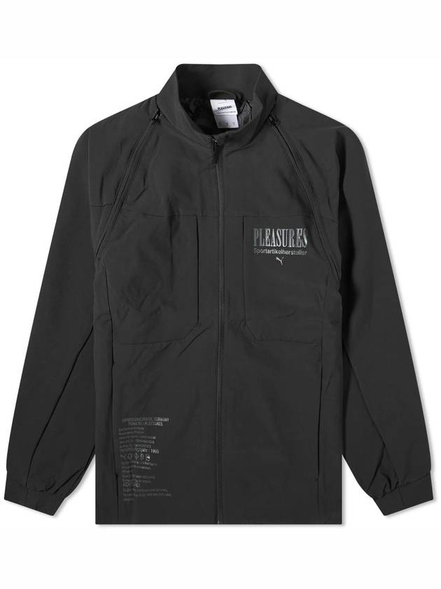 Pleasures Zip-Up Jacket Black - PUMA - BALAAN 1