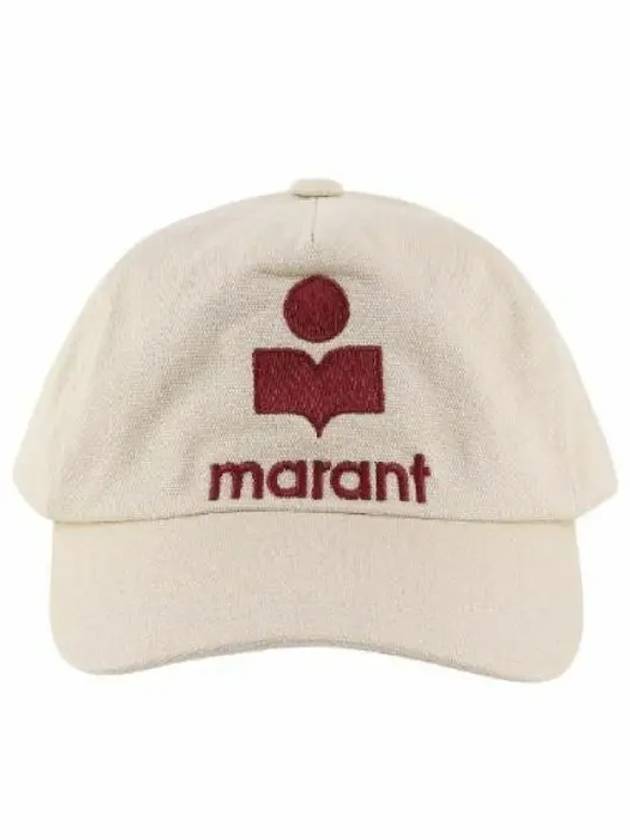 Tyron Embroidered Logo Ball Cap Ivory - ISABEL MARANT - BALAAN 2