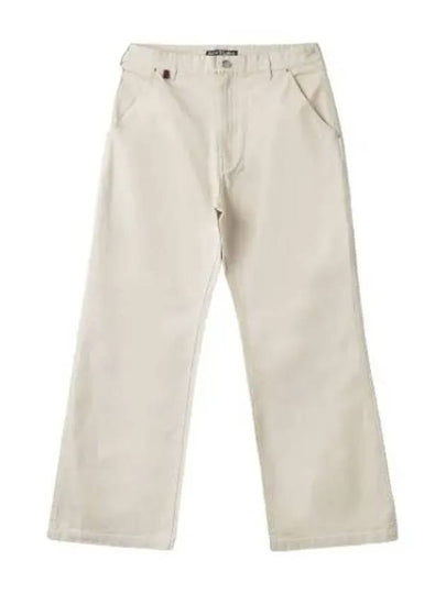 Women's Workwear Straight Pants Beige - ACNE STUDIOS - BALAAN 2