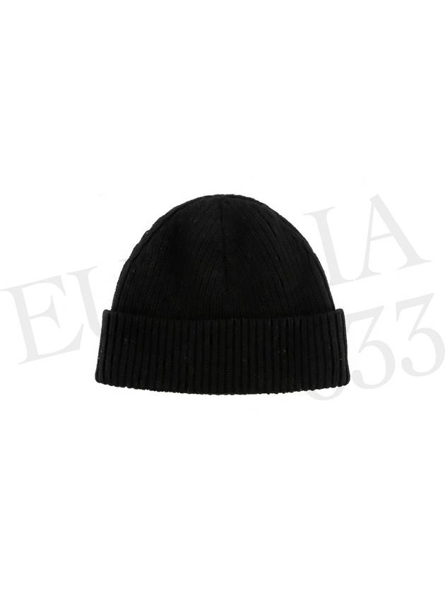 Unisex Small Heart Logo Beanie Black BFUHA 10601 8009 - AMI - BALAAN 2