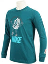 Genuine Junior Sportswear Long Sleeve Tee FD3990 381 - NIKE - BALAAN 2