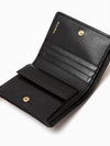 Matelasse Leather Half Wallet Black - MIU MIU - BALAAN 7