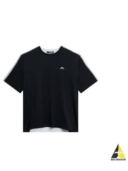 Ryder Short Sleeve T-Shirt Black - J.LINDEBERG - BALAAN 2