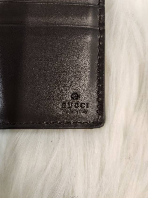 Daol Beomeo Branch Supreme Web Half Wallet 408827 Condition B - GUCCI - BALAAN 6