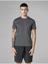 Color Block Running Short Sleeve T-shirt Grey - ATHPLATFORM - BALAAN 2