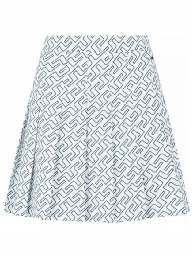 Women's Adina Print Skirt White - J.LINDEBERG - BALAAN 2