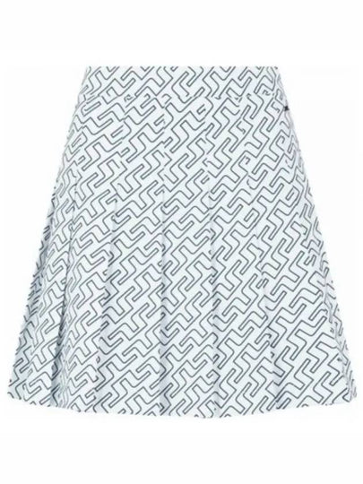 Women's Adina Print Skirt White - J.LINDEBERG - BALAAN 2