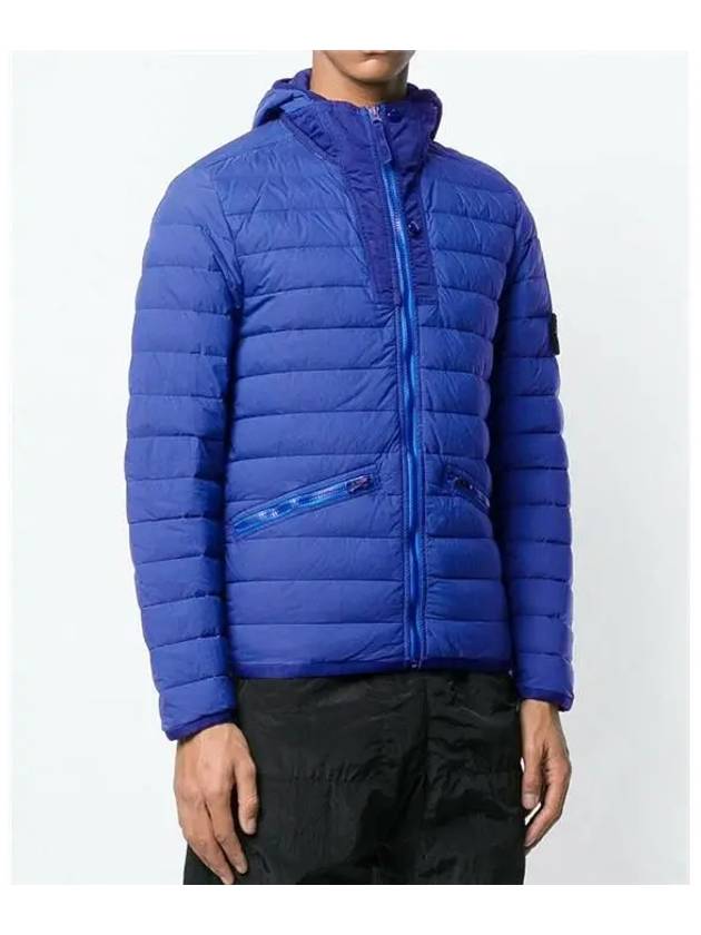 Lightweight Hooded Padding Blue - STONE ISLAND - BALAAN 3