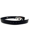 1DR D Buckle Leather Belt Black - DIESEL - BALAAN 7