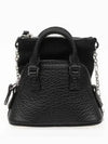 5AC Classic Baby Shoulder Bag Pale Black - MAISON MARGIELA - BALAAN 4