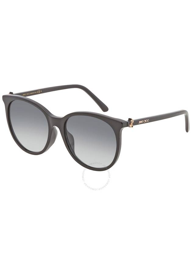 Jimmy Choo Grey Gradient Round Ladies Sunglasses ILANA/F/SK 026S/9O 57 - JIMMY CHOO - BALAAN 3