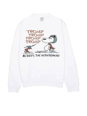 FG TROMP white graphic printing sweatshirt - WILD DONKEY - BALAAN 1